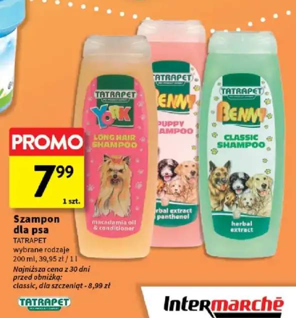 Szampon dla psa Benny Puppy Tatrapet +2 warianty