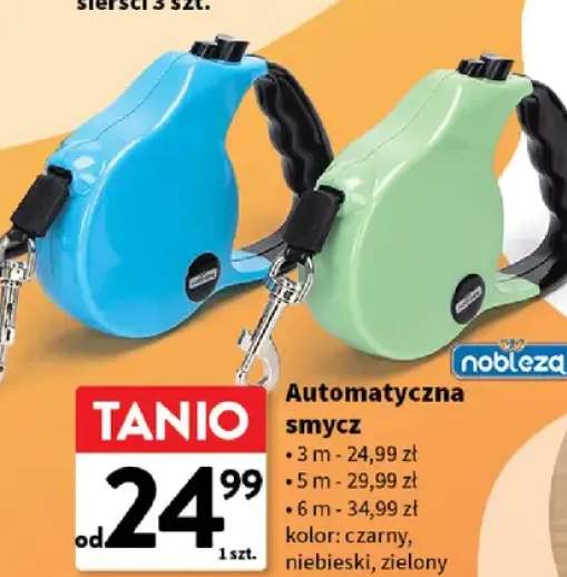 Automatyczna smycz 6 m Nobleza +2 warianty