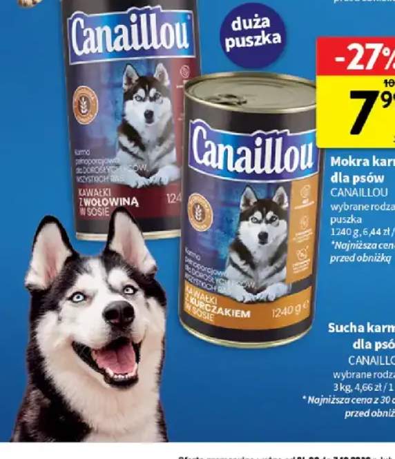 Mokra karma dla psów kawałki z kurczakiem w sosie Canaillou +1 wariant