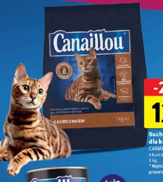 Sucha karma dla kotów z kurczakiem Canaillou