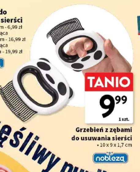 Grzebień z zębami do usuwania sierści Nobleza