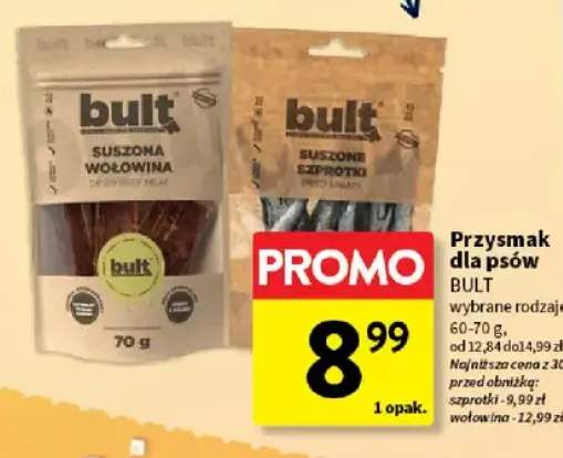 Przysmak dla psów suszone szprotki Bult +1 wariant