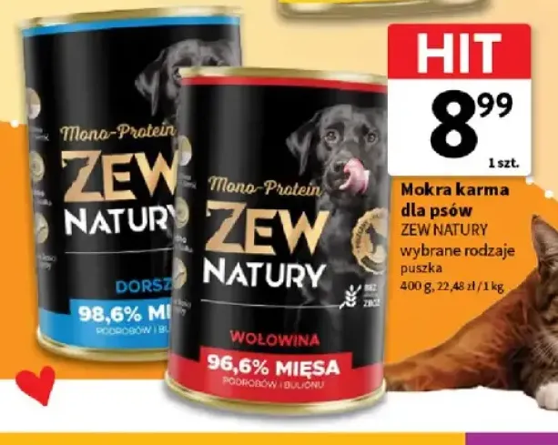Mokra karma dla psów Zew Natury