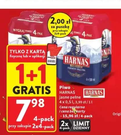 Piwo Harnaś 4-pak