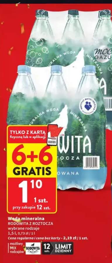 Woda mineralna Rodowita z Roztocza