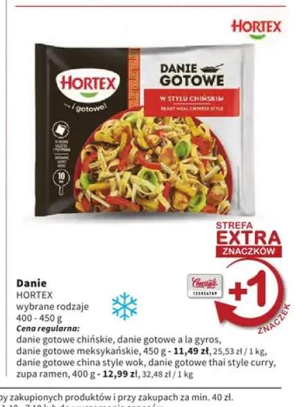 Danie gotowe chińskie Hortex +5 wariantów