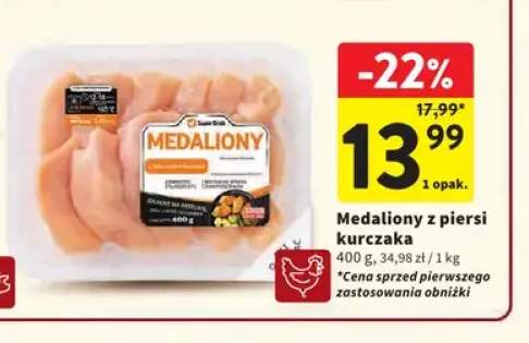 Medaliony z piersi kurczaka SuperDrob