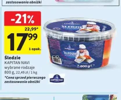 Śledzie Kapitan Navi