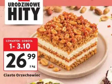 Ciasto Orzechowiec