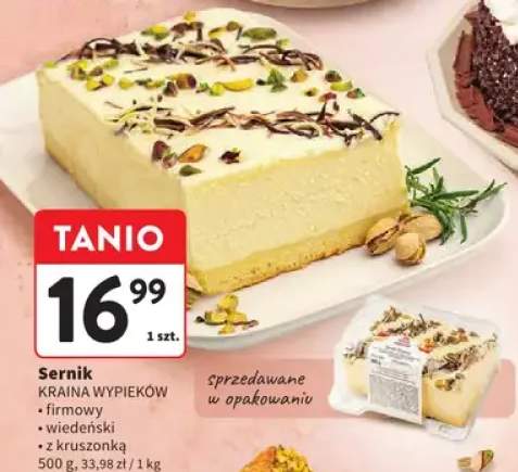 Sernik firmowy Kraina Wypieków +2 warianty