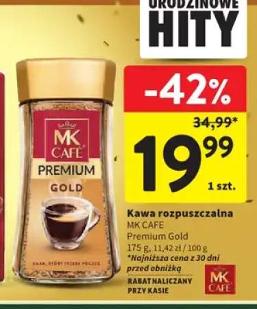 Kawa rozpuszczalna MK Cafe Premium Gold
