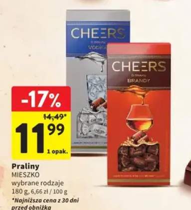 Praliny Mieszko Cheers Vodka +1 wariant