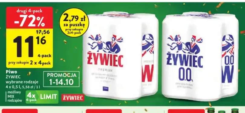Piwo Żywiec 4-pak