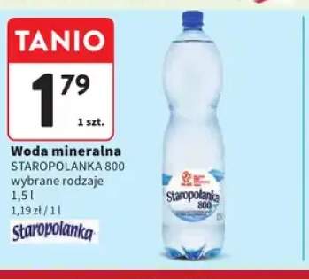 Woda mineralna Staropolanka 800