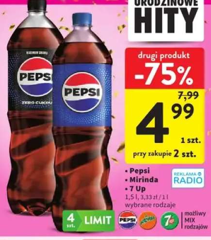 Napój gazowany Pepsi +2 warianty