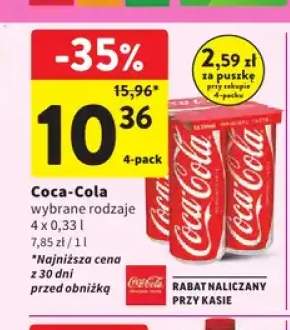 Napój gazowany Coca-Cola 4-pak