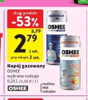 Napój gazowany Oshee