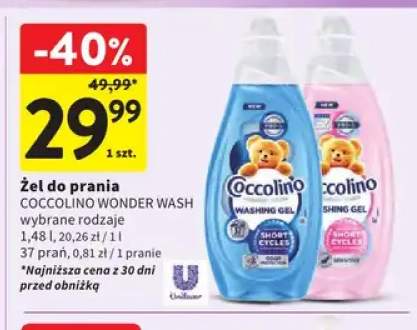 Żel do prania Coccolino Wonder Wash
