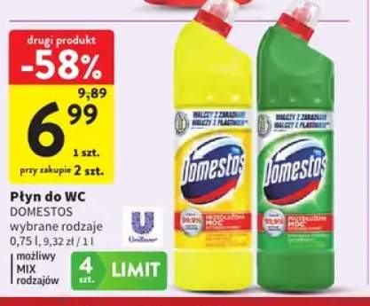 Płyn do WC Domestos
