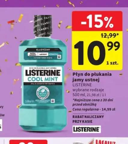 Płyn do płukania jamy ustnej Listerine