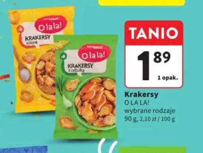 Krakersy solone O la la! +1 wariant