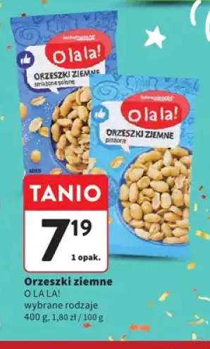 Orzeszki ziemne smażone solone O la la! +1 wariant