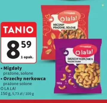 Orzechy nerkowca prażone solone O la la! +1 wariant