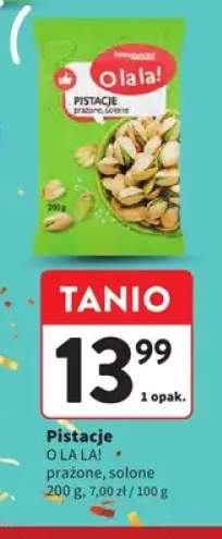 Pistacje prażone solone O la la!