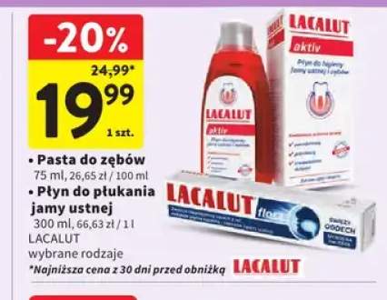 Pasta do zębów Lacalut +1 wariant