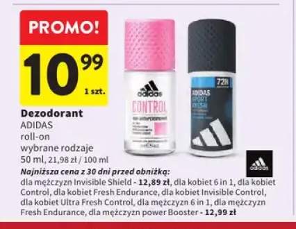 Dezodorant roll-on dla mężczyzn Invisible Shield Adidas +8 wariantów