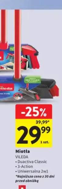 Miotła Duactiva Classic Vileda +2 warianty
