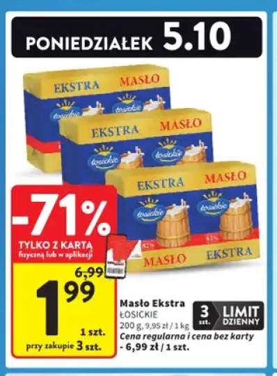 Masło ekstra Łosickie