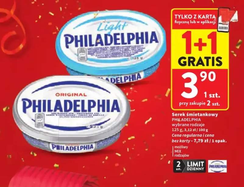 Serek śmietankowy Philadelphia Original +1 wariant