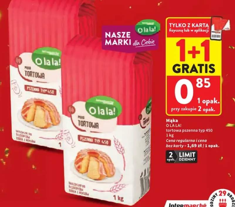 Mąka tortowa pszenna typ 450 O la la!