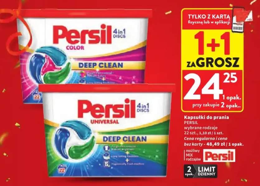 Kapsułki do prania Persil Universal +1 wariant