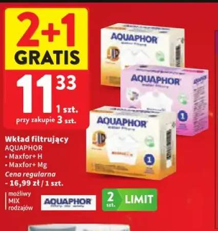 Wkład filtrujący Maxfor+ H Aquaphor +1 wariant