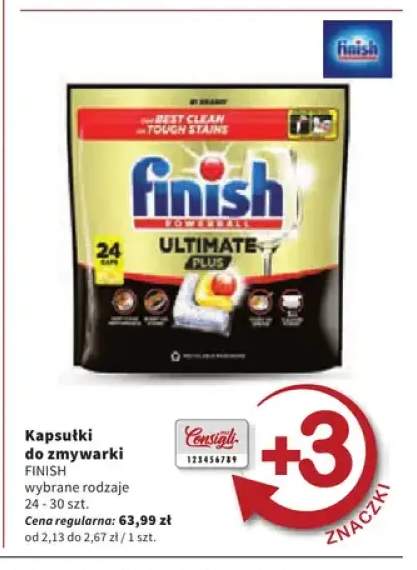 Kapsułki do zmywarki Finish