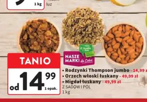 Rodzynki Thompson jumbo Z Sadów i Pól +2 warianty