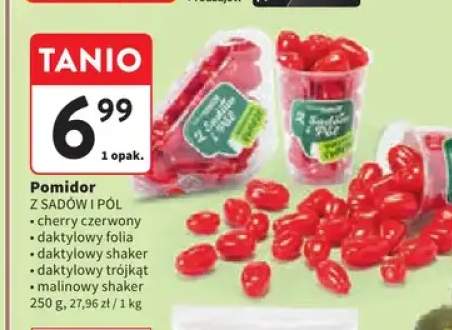 Pomidory daktylowe folia Z Sadów i Pól +4 warianty