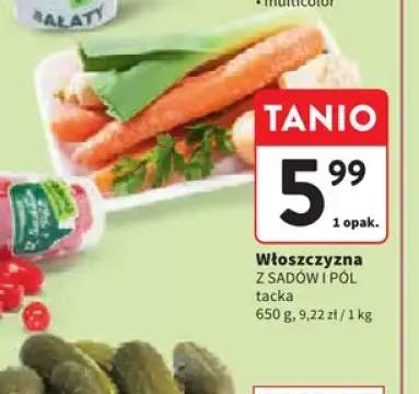 Włoszczyzna tacka Z Sadów i Pól