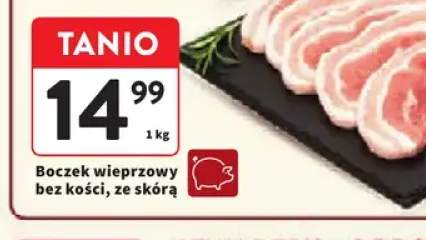Boczek wieprzowy bez kości ze skórą