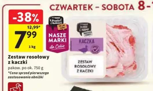 Zestaw rosołowy z kaczki