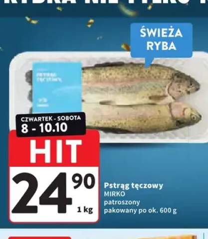 Pstrąg tęczowy patroszony Mirko