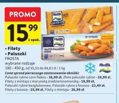 Paluszki rybne corn flakes Frosta +6 wariantów