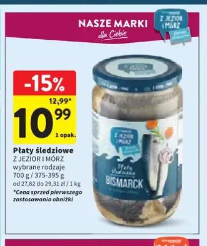 Płaty śledziowe Z Jezior i Mórz