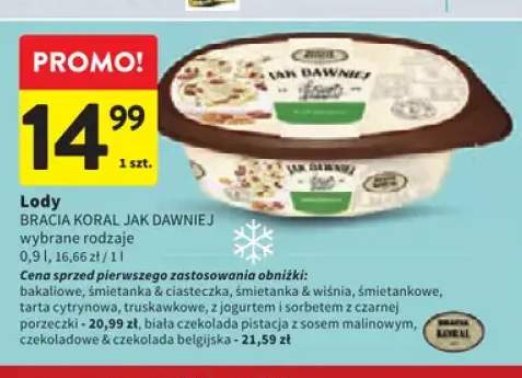 Lody Bracia Koral Jak Dawniej