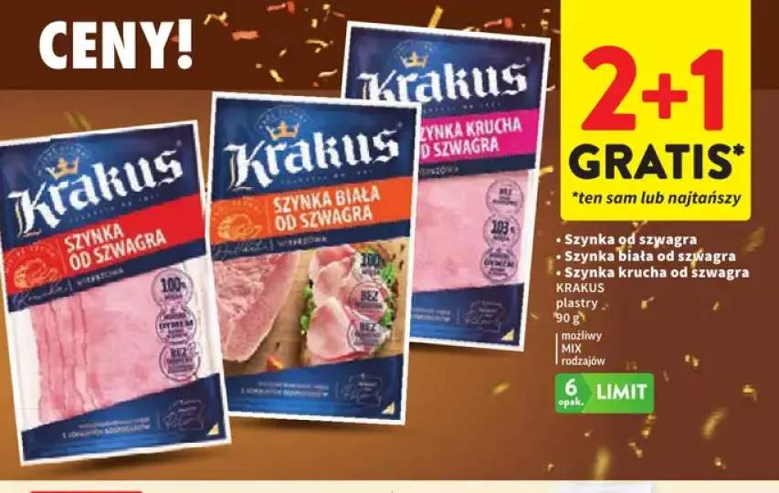 Szynka biała od szwagra Krakus +2 warianty