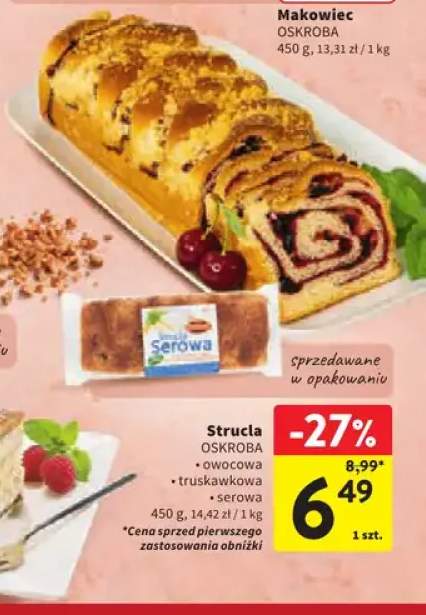Strucla owocowa Oskroba +2 warianty