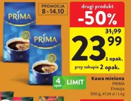 Kawa mielona Prima Finezja