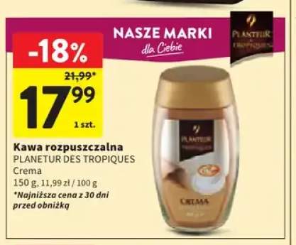 Kawa rozpuszczalna Planteur des Tropiques Crema